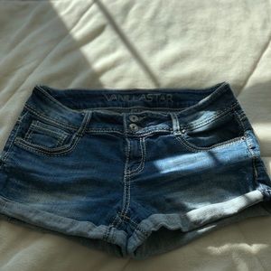 vanilla star jean shorts